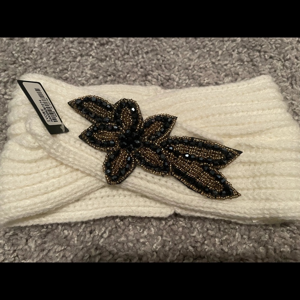 Sequined Knit Headband